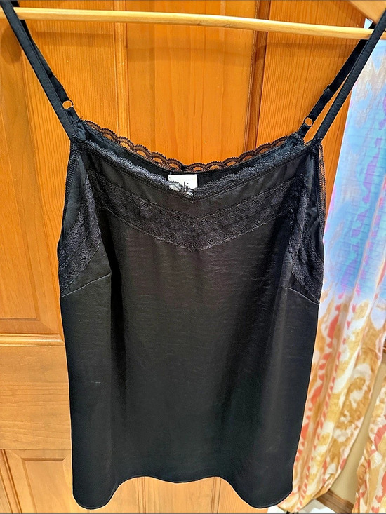 CAbi Tops - cabi All Purpose Cami Lace Trim Camisole Black Size Medium